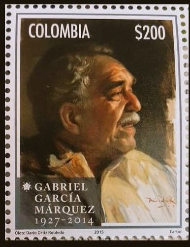 Estampilla en Honor a Garcia Marquez