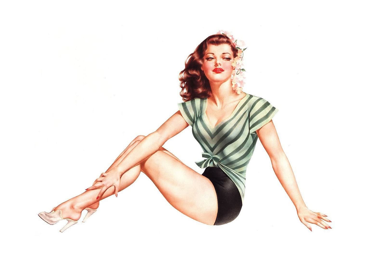 Ilustracion de Vargas, manteniendo las clásicas poses.