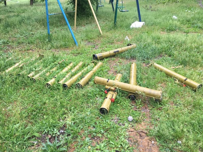 Desechos en las zonas de combate. Autor: Ingvar Aurum