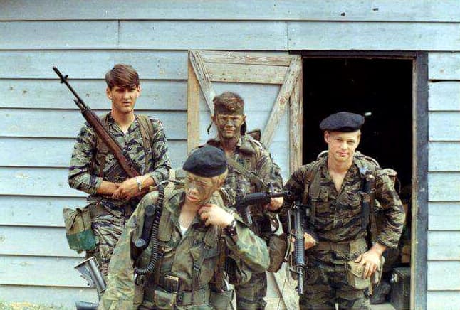 Soldados de una LRRP. Fuente: Pinterest