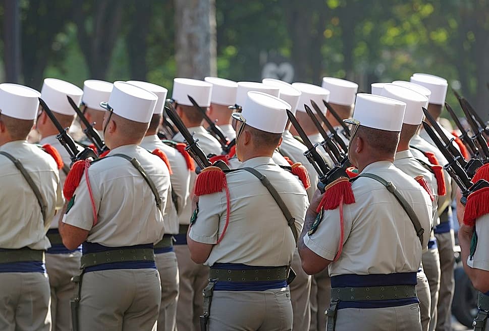 La Legión Extranjera Francesa es famosa por enseñar francés en solo tres meses. Autor Marie-Lan Nguyen / Wikimedia Commons